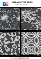 Embroidered Mesh Guipure Lace Polyester and Nylon Net manufacturers in Noida, India